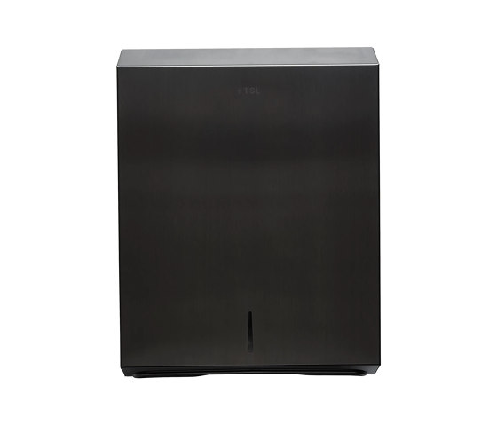 Radius | PVD Black TSL.735 Wall Mounted Paper Towel Dispenser | Distributeurs serviettes papier | The Splash Lab