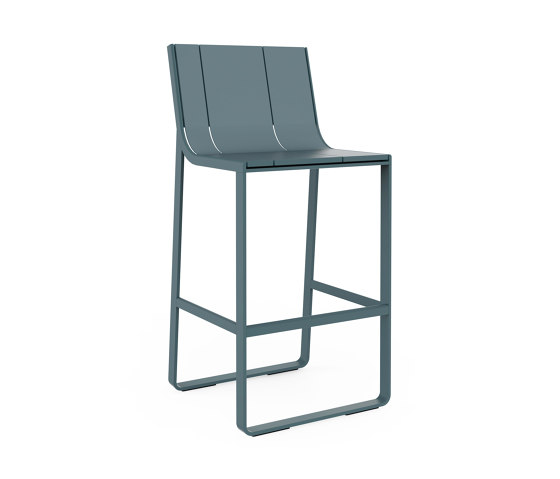 Flat Stool with High Backrest | Bar stools | GANDIABLASCO