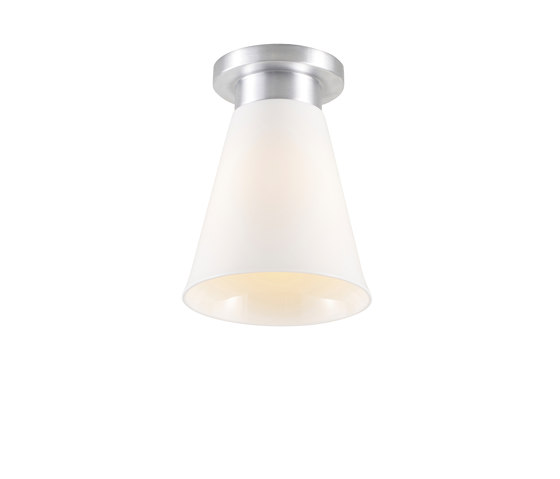 Hector Medium Flowerpot, Ceiling Light, Brushed Aluminum | Lámparas de techo | Original BTC