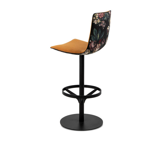 Amelie | Bar Chair with central leg | Taburetes de bar | FREIFRAU MANUFAKTUR