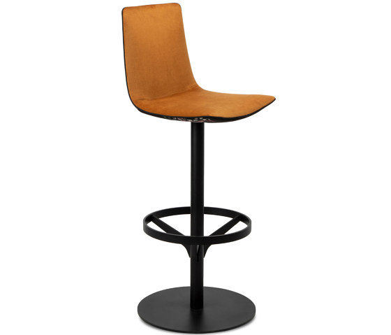 Amelie | Bar Chair with central leg | Bar stools | FREIFRAU MANUFAKTUR