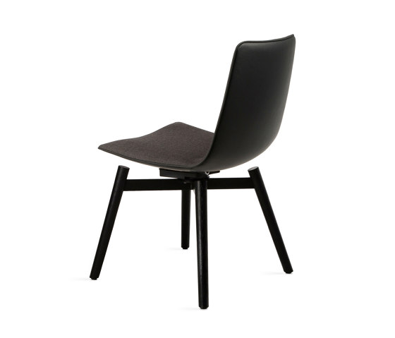 Amelie | with wooden frame with cross, rotatable with autoreturn | Chairs | FREIFRAU MANUFAKTUR