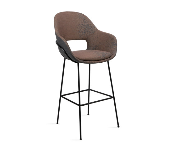 Theia | Bar Armchair High with steel frame | Bar stools | FREIFRAU MANUFAKTUR