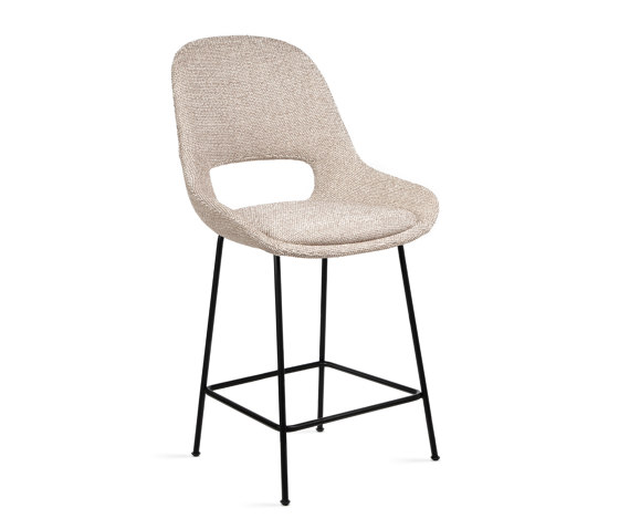 Theia | Kitchen Armchair Low with steel frame | Bar stools | FREIFRAU MANUFAKTUR