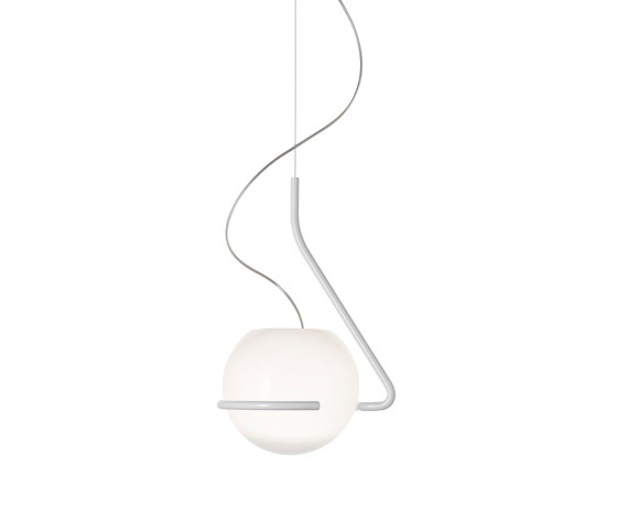 Tonda suspension small white | Suspended lights | Foscarini