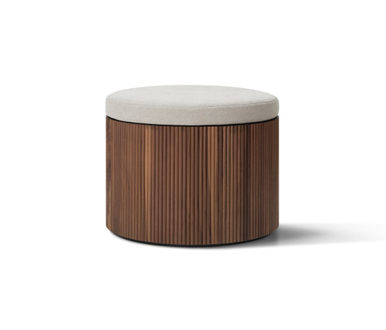 Drum Coffee table with sitting cushion | Poufs / Polsterhocker | LEMA