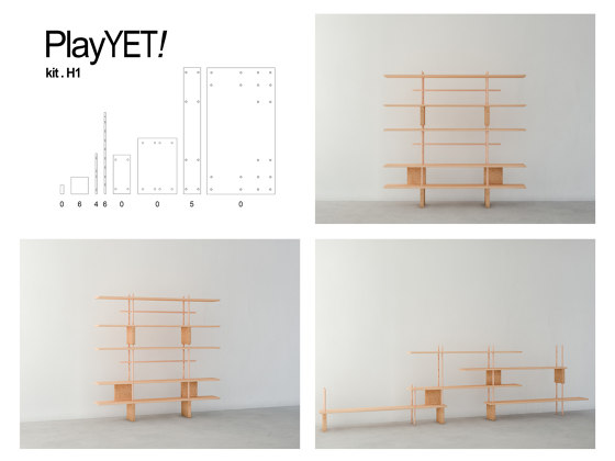 Play YET ! Kit Home 1 | Étagères | Smarin