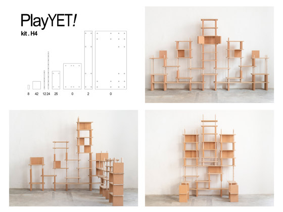 Play YET ! Kit Home 4 | Étagères | Smarin