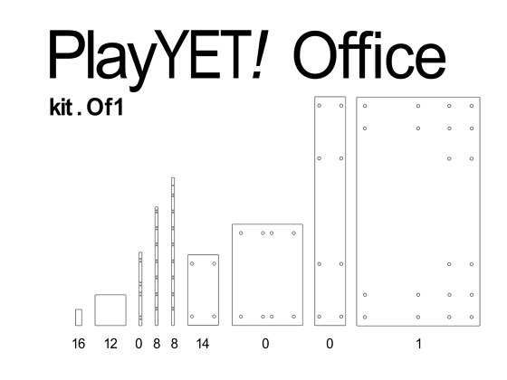 Play YET ! Kit Office 1 | Estantería | Smarin