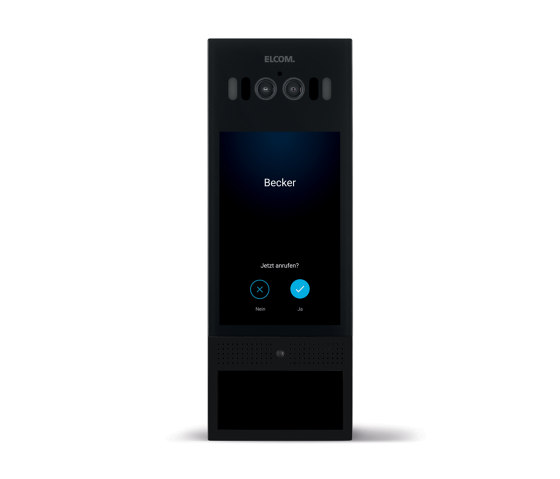 Elcom motion front-door station: the digital calling card of the building | Intercoms (exterior) | Hager
