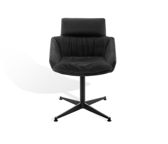 FAYE CASUAL 
Side chair wih low armrests | Sedie | KFF