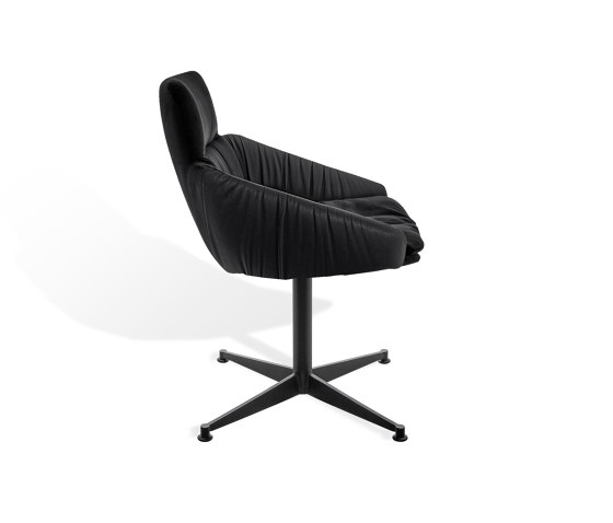 FAYE CASUAL 
Side chair wih low armrests | Sedie | KFF