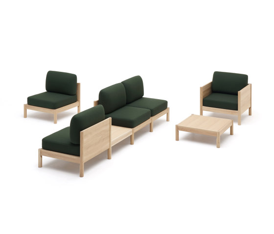 Castor Lobby Sofa System | Sessel | Karimoku New Standard