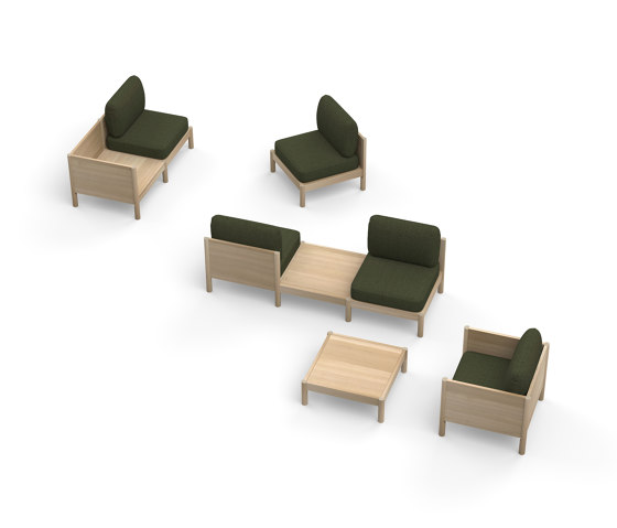 Castor Lobby Sofa System | Sessel | Karimoku New Standard