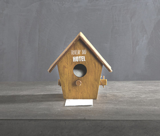 Kanso | Bird House Toilet Roll Teak | Casetas de pájaros | Set Collection