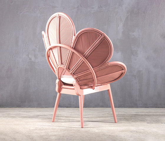 Kanso | Daisy Peach Lounge Chair | Sessel | Set Collection