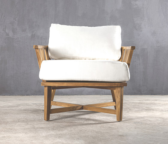 Kanso | Variance Teak Lounge Armchair | Poltrone | Set Collection