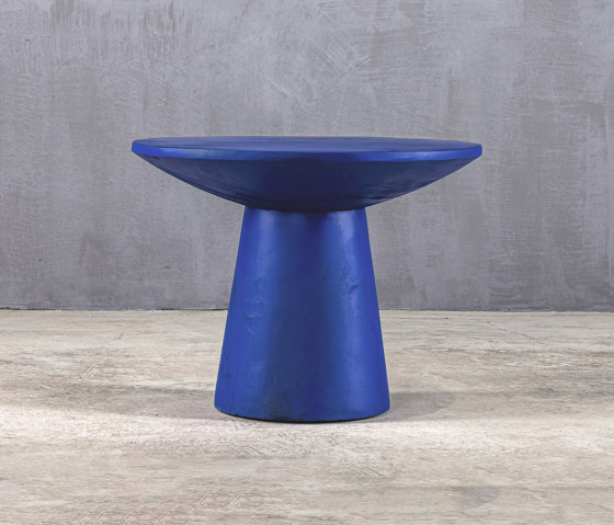 Slow | Mushroom Coffee Table Suar 60 Blue Cobalt | Tavolini bassi | Set Collection