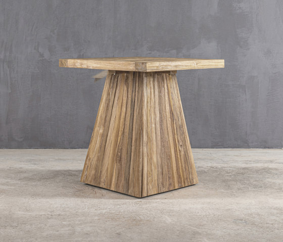 Slow Reclaimed | Prisma Table Reclaimed Teak 90 | Dining tables | Set Collection