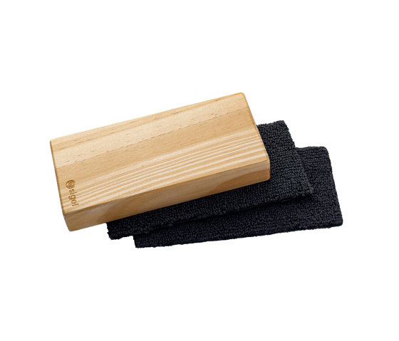Wooden board eraser, magnetic, 13 x 6 cm | Desk accessories | Sigel