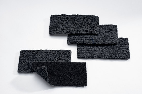 Spare pads for wood board eraser BA120, 5 pcs. | Desk accessories | Sigel