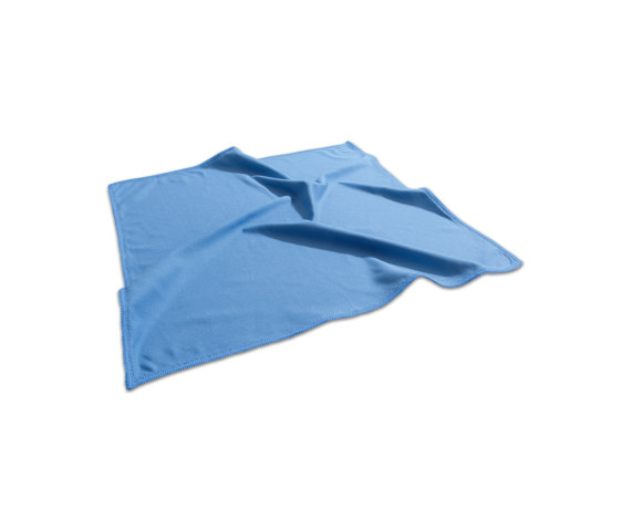 Delta microfibre cloth, 40 x 40 cm, blue | Desk accessories | Sigel