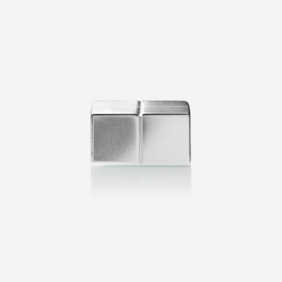SuperDym-Magnet C10 "Extra-Strong", Cube-Design, silber, 1 Stück | Schreibtischutensilien | Sigel