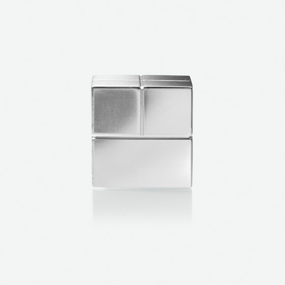 SuperDym magnets C20 "Super-Strong", Cube-Design, silver, 2 pcs. | Desk accessories | Sigel