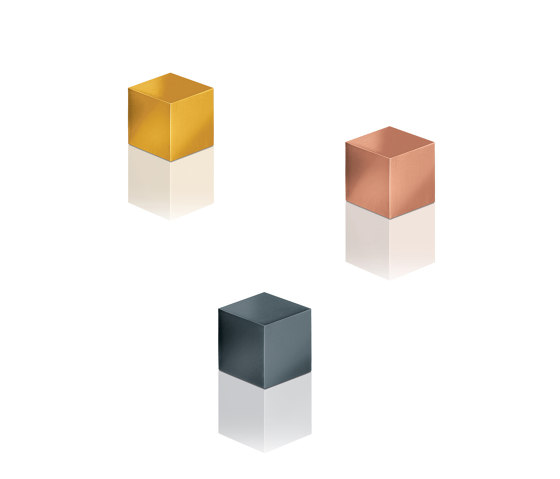 Aimants SuperDym C5 "Strong", Cube-Design, gris, kupfer, gold, 3 pièces | Accessoires de bureau | Sigel