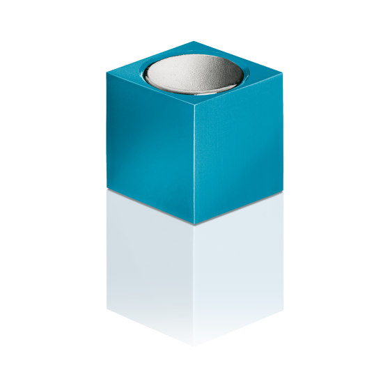 SuperDym magnets C5 "Strong", Cube-Design, turquoise, pink, light green, 3 pcs. | Desk accessories | Sigel