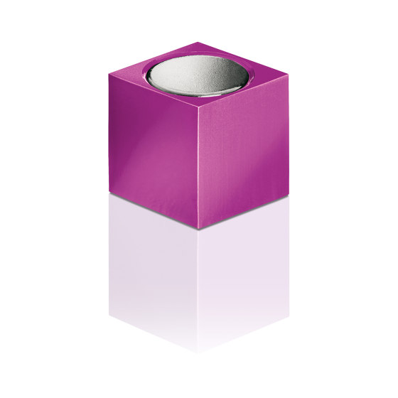 SuperDym magnets C5 "Strong", Cube-Design, turquoise, pink, light green, 3 pcs. | Desk accessories | Sigel
