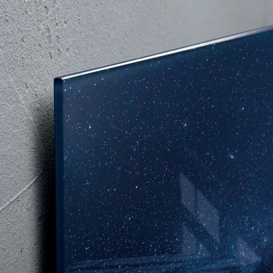 Tableau magnétique en verre Artverum, motif Galaxy, 48 x 48 cm | Chevalets de conférence / tableaux | Sigel