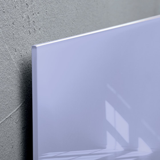 Tableau magnétique en verre Artverum, lavande, 48 x 48 cm | Chevalets de conférence / tableaux | Sigel