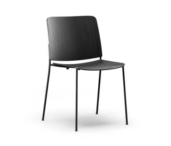 Atrium I, veneer backrest,
veneer seat | Chaises | Fora Form