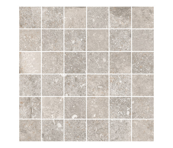NAMUR Cendre - Mosaic 30x30 | Carrelage céramique | Tagina