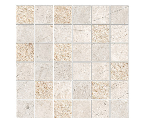 PIETRA D'ORVIETO Beige -  Blended Mosaic 30x30 | Ceramic tiles | Tagina