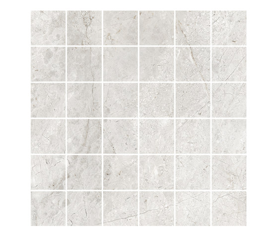 PIETRA D'ORVIETO Bianco - Mosaic 30x30 | Ceramic tiles | Tagina