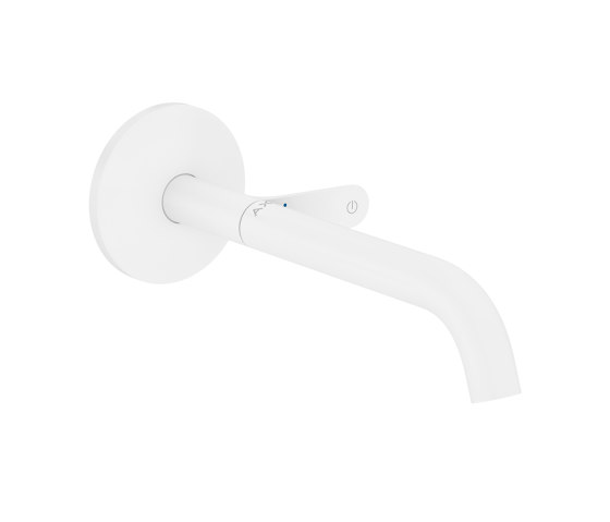 AXOR One Basin mixer for concealed installation wall-mounted Select with spout 220 mm | matt white | Wash basin taps | AXOR