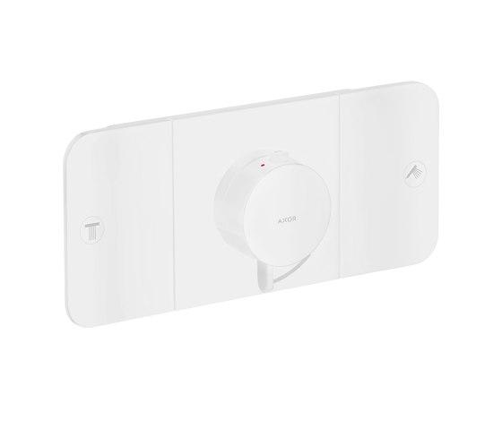 AXOR One Thermostatic module for concealed installation for 2 functions | matt white | Shower controls | AXOR