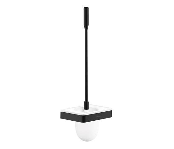 AXOR Universal Softsquare Accessories Toilet brush holder wall-mounted | matt black | Toilet brush holders | AXOR