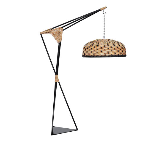 Hanging Standing Lamp D94 Weaving | Outdoor free-standing lights | cbdesign