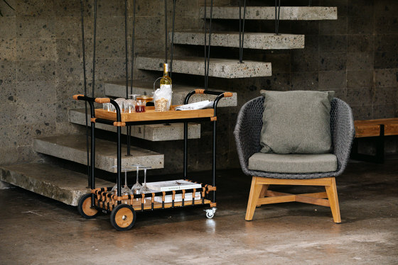 Renato Trolley Wood Weels | Trolleys | cbdesign