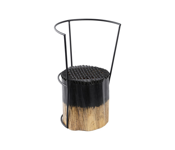 Sauvage Stool Rope With Back | Chaises | cbdesign