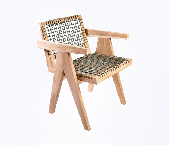V Dining Chair Open Weaving | Chaises | cbdesign