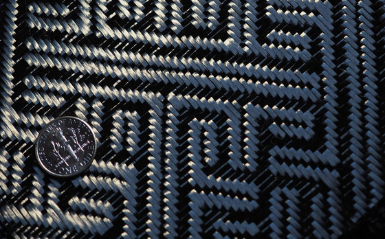 Fukuoka Weaving_Carbon Fiber textile model-8 | Tissus de décoration | Hiyoshiya