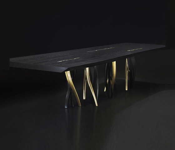 IL PEZZO 8 BLACK TABLE | Dining tables | Il Pezzo Mancante