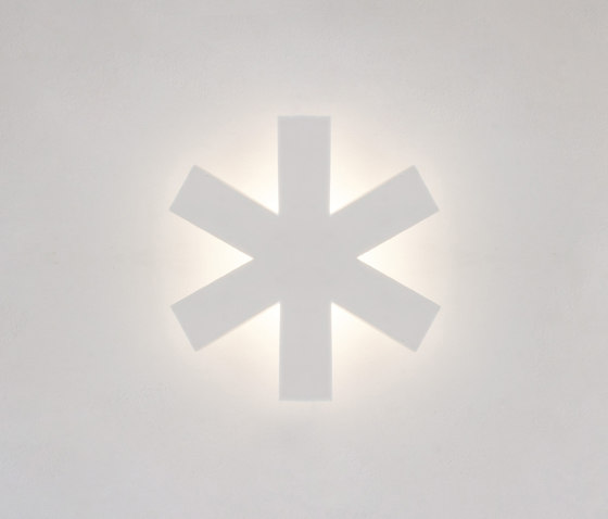 2516R ASTERISK wall lighting CRISTALY® | Lámparas de pared | 9010 Novantadieci