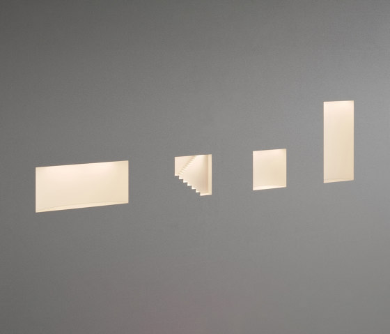 2524A MICROCOSMI SQUARE recessed wall lighting CRISTALY® | Lampade parete incasso | 9010 Novantadieci