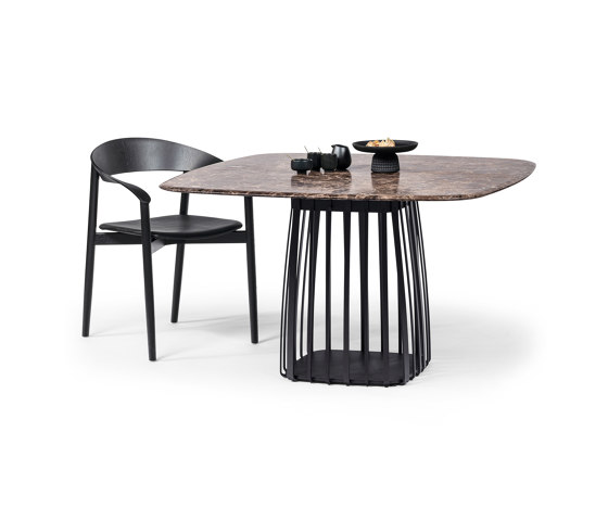 BC 07 Basket Table square stone | Dining tables | Janua