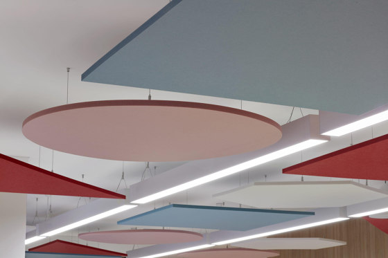 Horizon™ - Suspended geometric shapes | Sound absorbing ceiling systems | Autex Acoustics